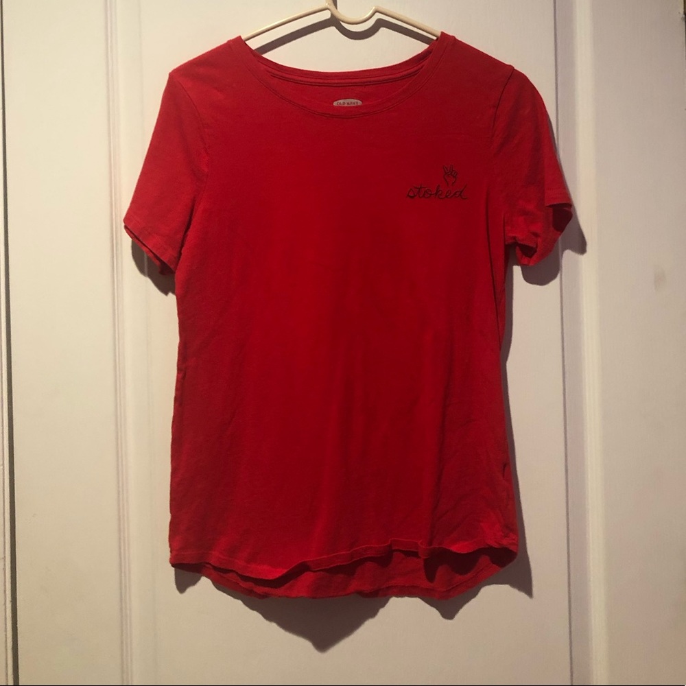 “Stoked” basic tee